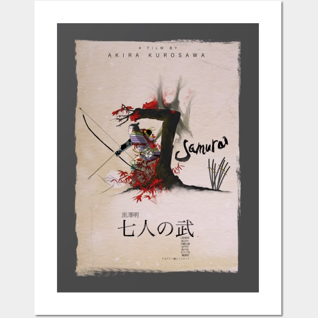 Seven Samurai Wall Art by mattskilton